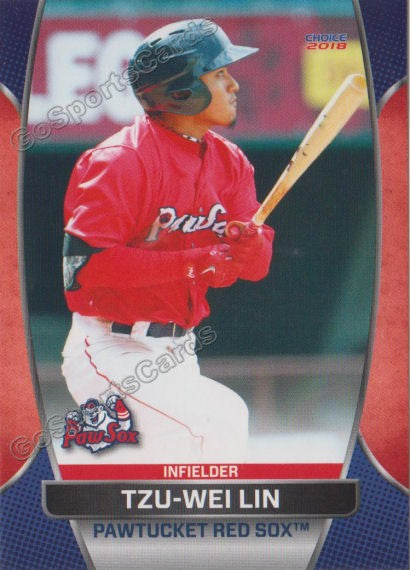 2018 Pawtucket Red Sox Tzu Wei Lin