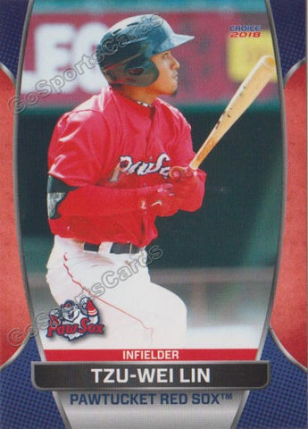 2018 Pawtucket Red Sox Tzu Wei Lin