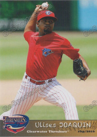 2016 Clearwater Threshers Ulises Joaquin