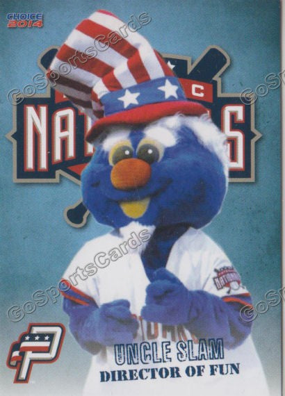 2014 Potomac Nationals Uncle Slam Mascot