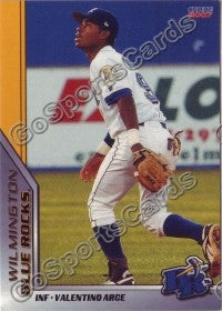 2007 Choice Wilmington Blue Rocks #2 Valentino Arce