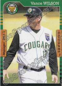 2011 Kane County Cougars Vance Wilson