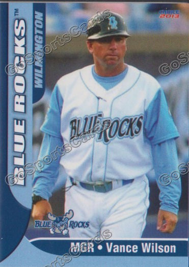 2013 Wilmington Blue Rocks Vance Wilson