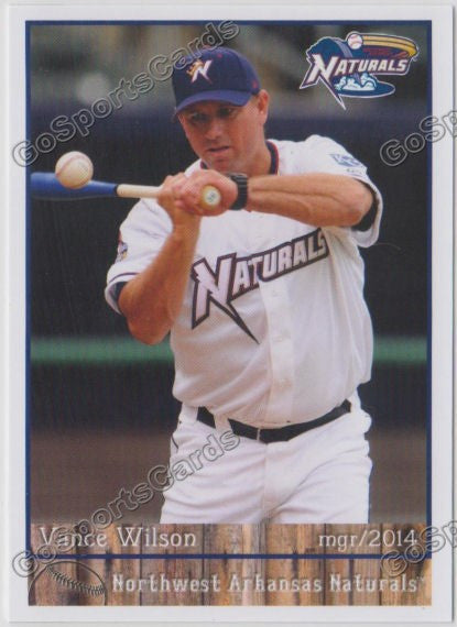 2014 Northwest Arkansas Naturals Vance Wilson