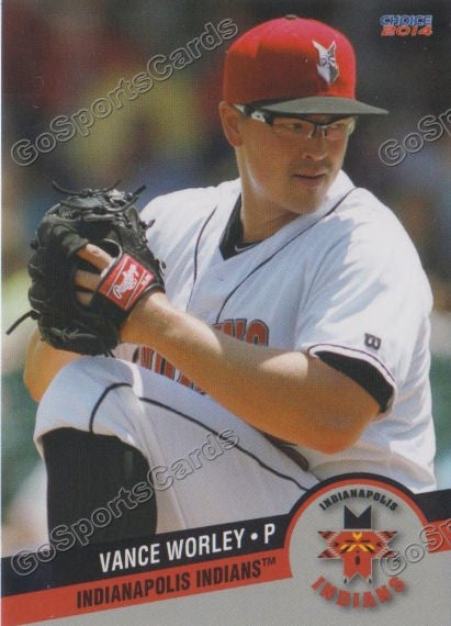 2014 Indianapolis Indians Vance Worley