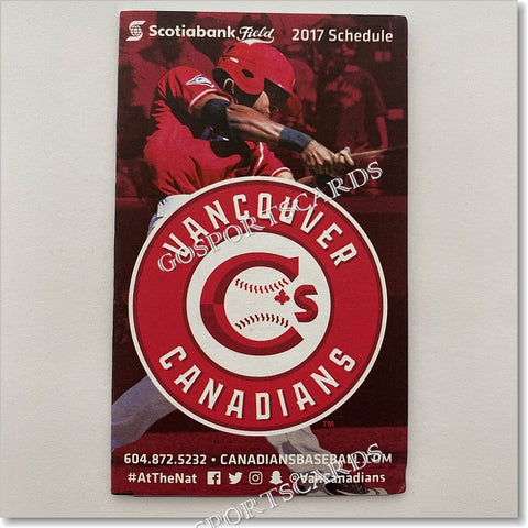 2017 Vancouver Canadians Pocket Schedule