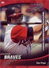 2009 Gwinnett Braves Van Pope