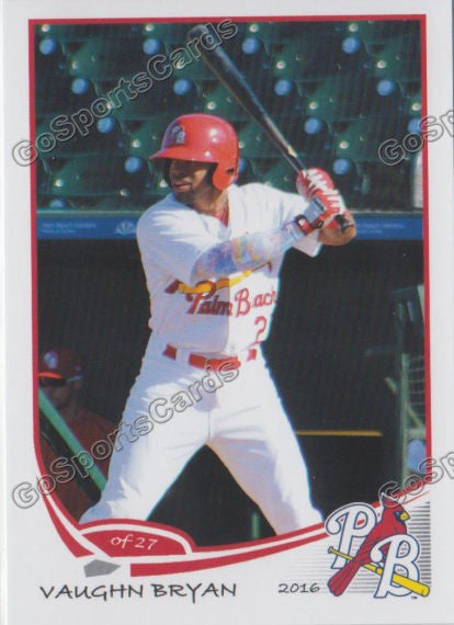 2016 Palm Beach Cardinals Vaughn Bryan