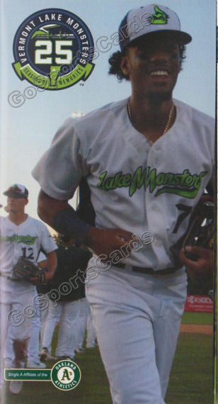 2018 Vermont Lake Monsters Pocket Schedule