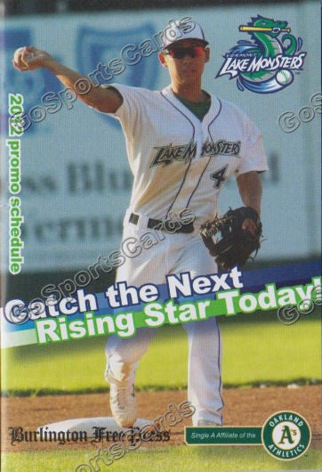 vermont monsters schedule 2012 Vermont Lake Monsters Pocket Schedule (Chih Fang Pan)
