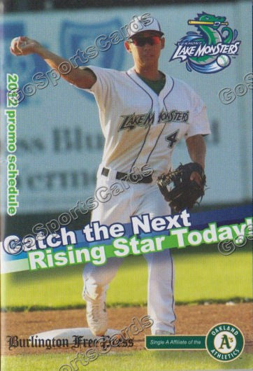 2012 Vermont Lake Monsters Pocket Schedule (Chih Fang Pan)