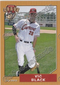 2012 Altoona Curve Victor Vic Black