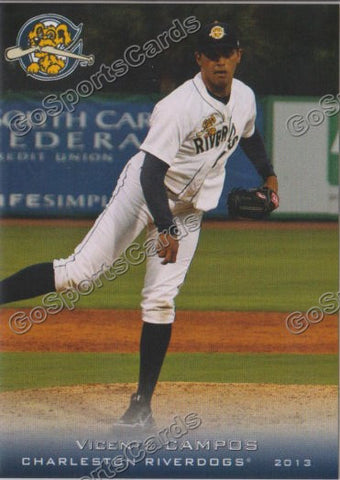 2013 Charleston RiverDogs Jose Vicente Campos