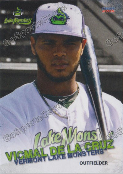 2015 Vermont Lake Monsters Vicmal De La Cruz