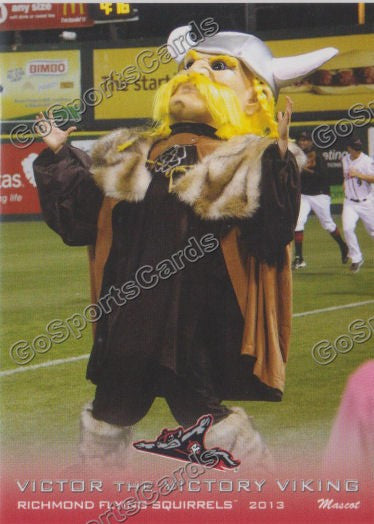 2013 Richmond Flying Squirrels Victor the Victory Viking