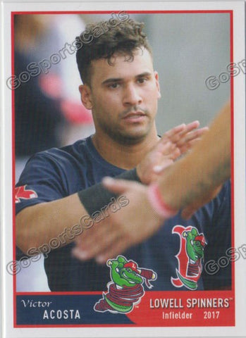 2017 Lowell Spinners Victor Acosta