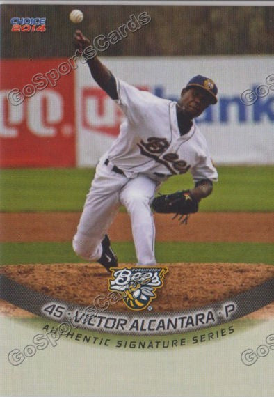 2014 Burlington Bees Victor Alfonso Alcantara