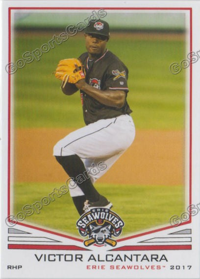 2017 Erie SeaWolves Victor Alcantara