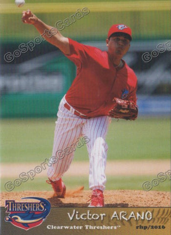 2016 Clearwater Threshers Victor Arano