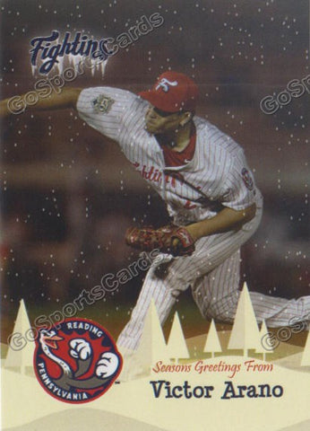 2016 Reading Fightin Phils Holiday Victor Arano