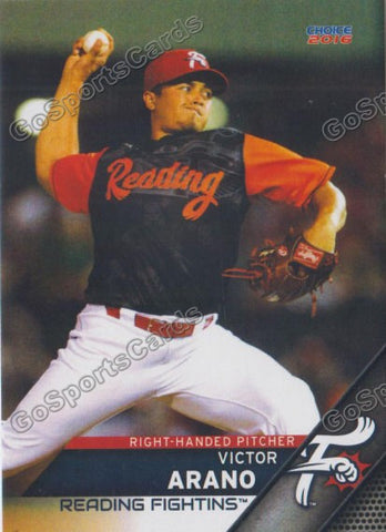 2016 Reading Fightin Phils Playoffs Victor Arano