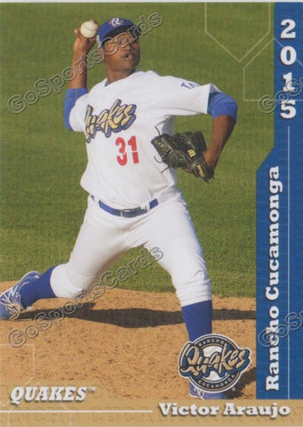 2015 Rancho Cucamonga Quakes Victor Araujo