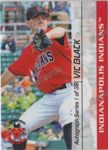 2013 Indianapolis Indians Vic Victor Black