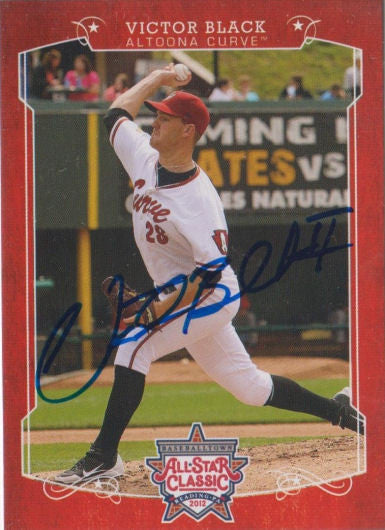 Vic Victor Black 2012 Eastern League All Star (Autograph)