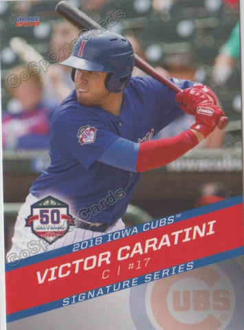 2018 Iowa Cubs Victor Caratini