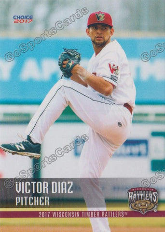 2017 Wisconsin Timber Rattlers Victor Diaz