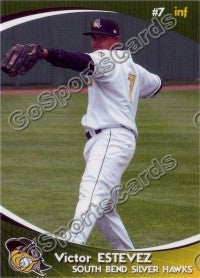 2009 South Bend Silver Hawks Victor Estevez