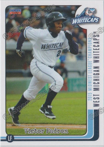 2015 West Michigan WhiteCaps Champions Victor Padron