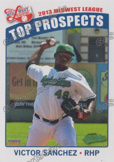 2013 MidWest League Top Prospect Victor Sanchez