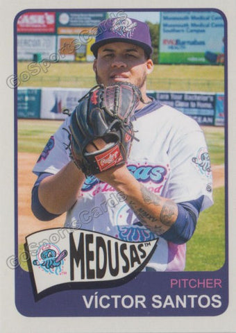 2019 Medusas de Lakewood BlueClaws Victor Santos