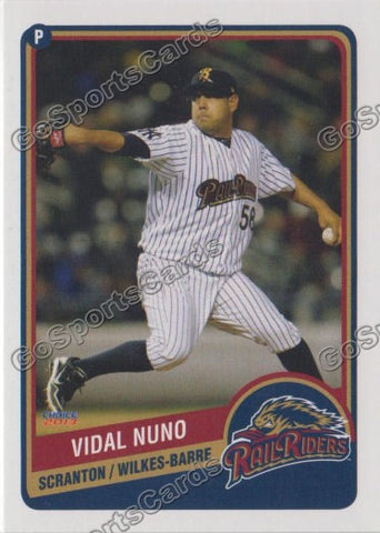 2013 Scranton Wilkes Barre RailRiders Vidal Nuno