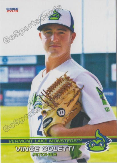 vermont lake monsters shop 2019 Vermont Lake Monsters Vince Coletti – Go Sports Cards