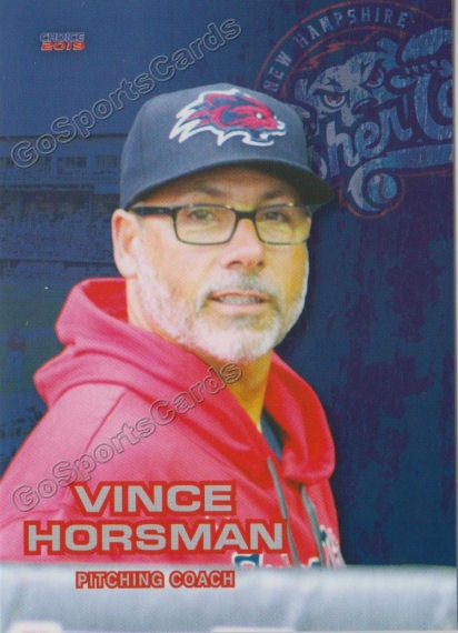 2019 New Hampshire Fisher Cats Vince Horsman