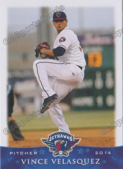 2014 Lancaster JetHawks Vincent Vince Velasquez