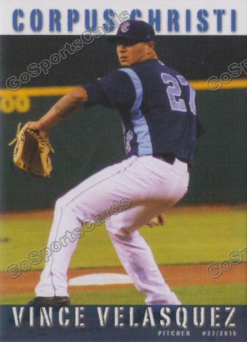 2015 Corpus Christi Hooks Vincent Vince Velasquez