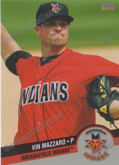2014 Indianapolis Indians Vin Mazzaro