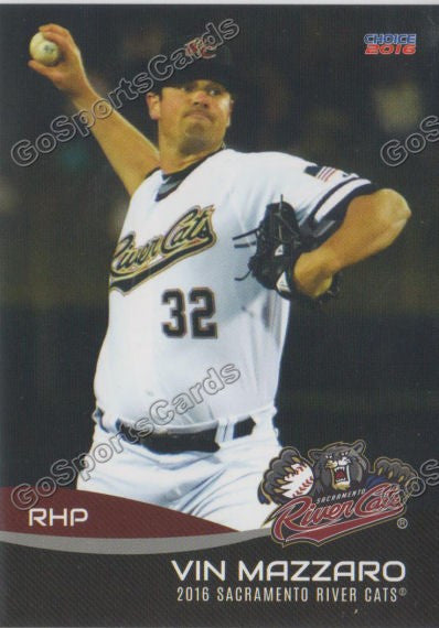 2016 Sacramento River Cats Vin Mazzaro
