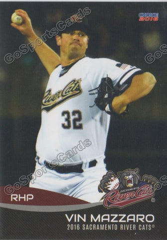 2016 Sacramento River Cats Vin Mazzaro