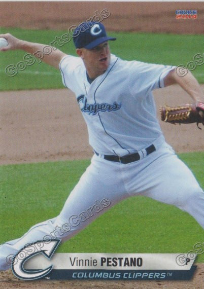 2014 Columbus Clippers Vinnie Pestano