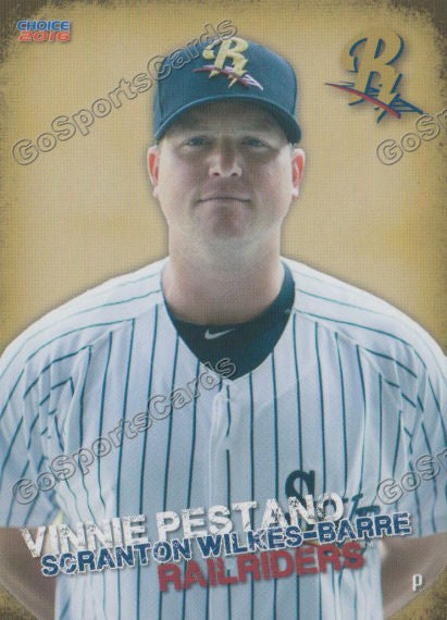 2016 Scranton Wilkes Barre RailRiders Vinnie Pestano
