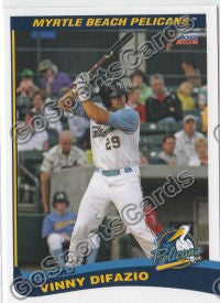2012 Myrtle Beach Pelicans Vinny DiFazio