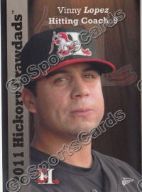 2011 Hickory Crawdads Vinny Lopez
