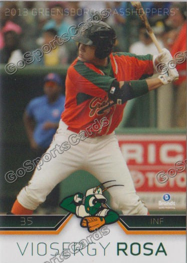 2013 Greensboro Grasshoppers Viosergy Rosa