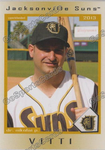 2013 Jacksonville Suns Dr Nikolai P Vitti
