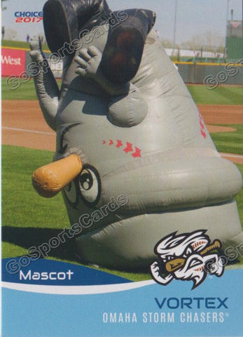 2017 Omaha Storm Chasers Vortex Mascot