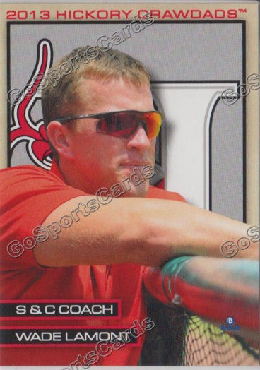 2013 Hickory Crawdads Wade Lamont